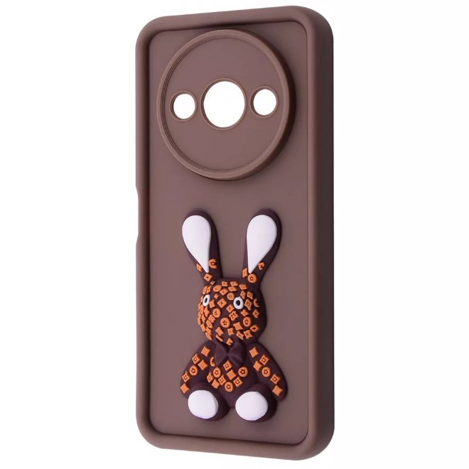 Чохол Pretty Toys для Xiaomi Redmi A3 (Brown/rabbit)-0