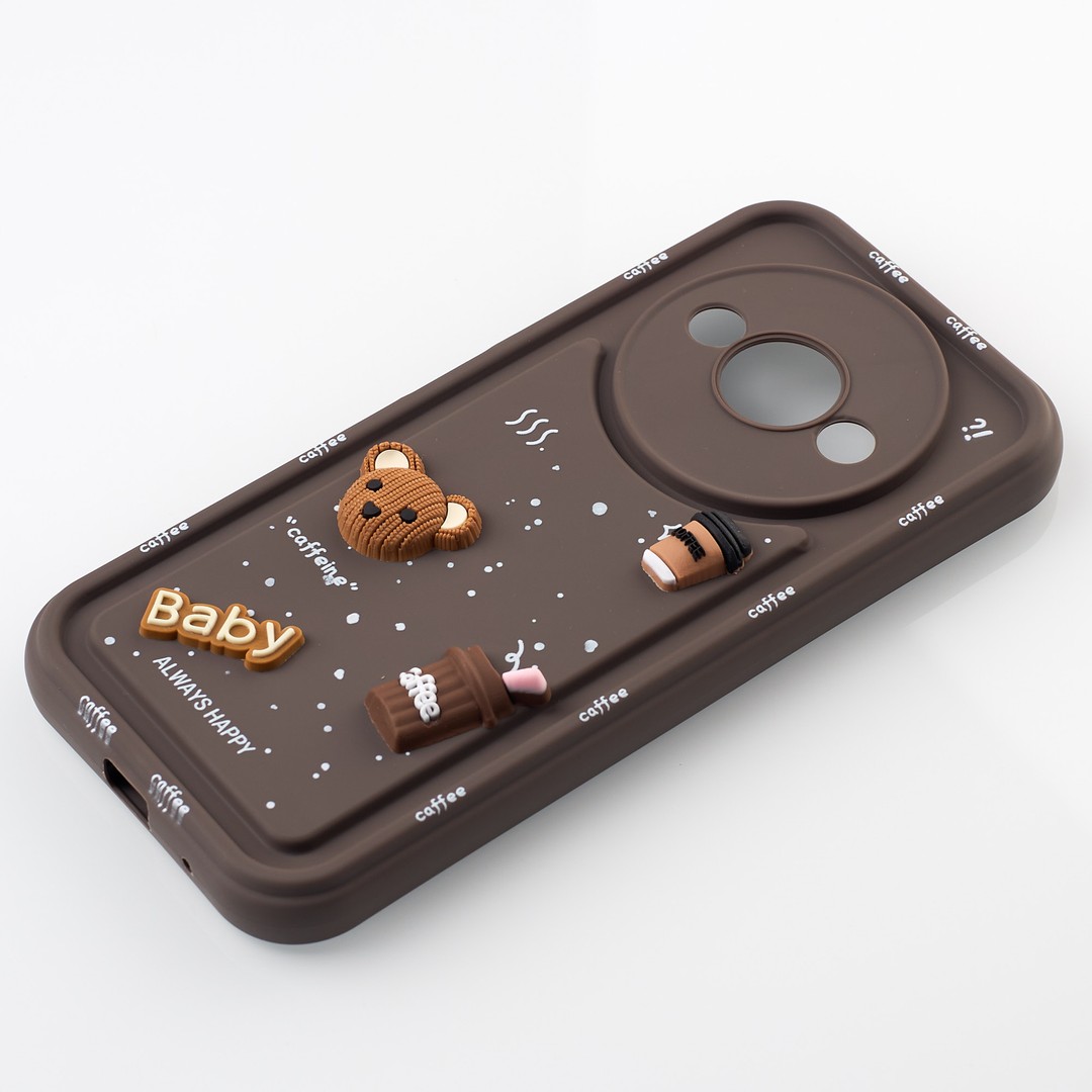 Чохол Pretty Toys для Xiaomi Redmi A3  (Brown/baby)-1