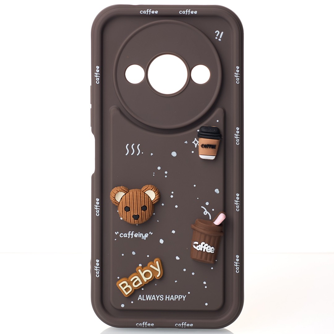 Чохол Pretty Toys для Xiaomi Redmi A3  (Brown/baby)-0