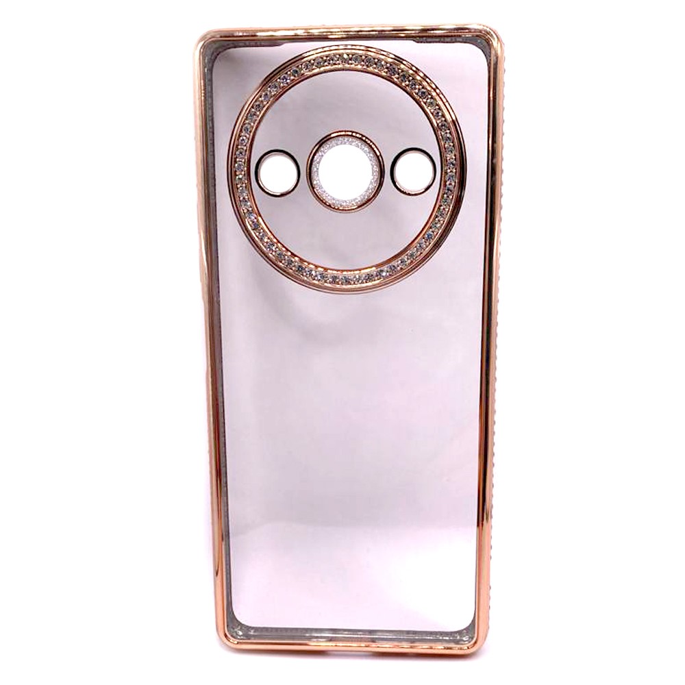 Чохол Clear Diamonds для Xiaomi Redmi A3 золотий-0