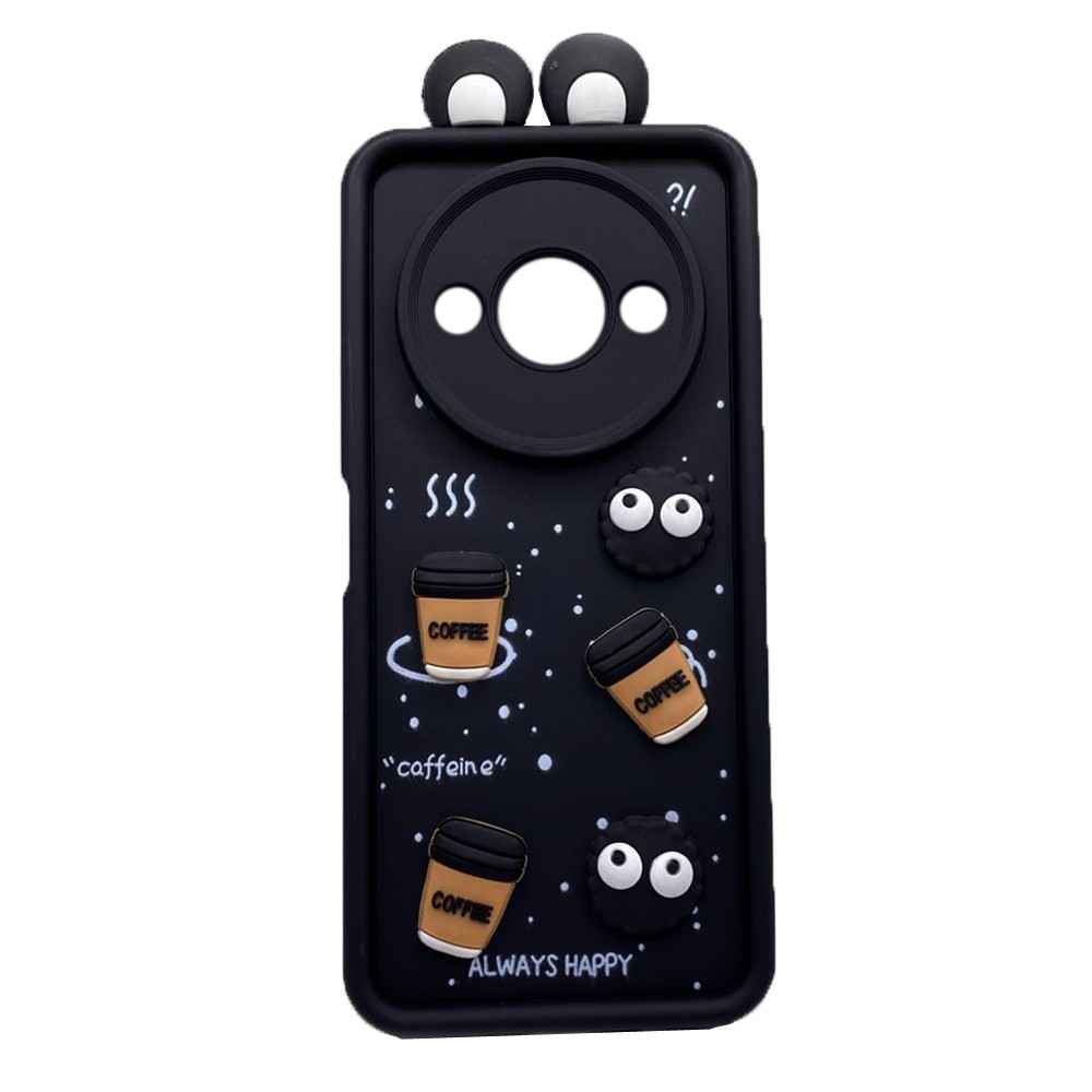 Чохол Pretty Toys with Ears для Xiaomi Redmi A3/Poco C61  (Black)-0