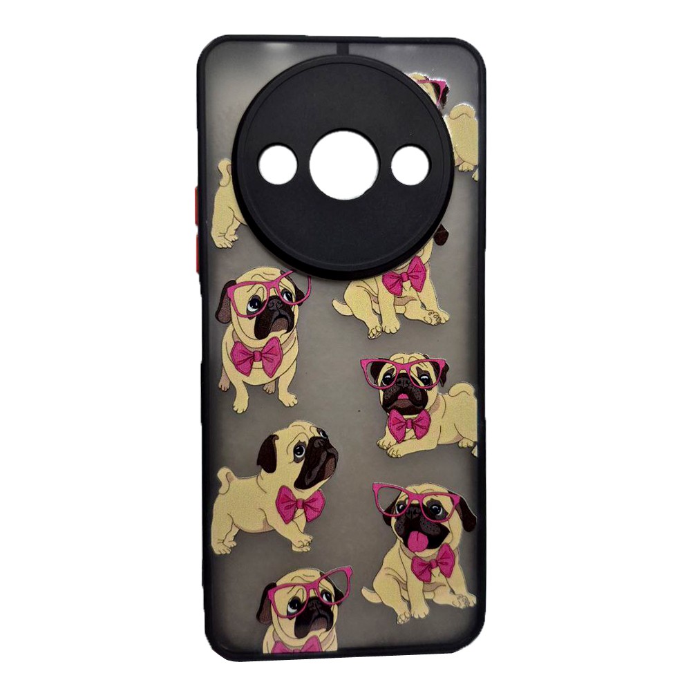 Накладка Totu Gingle Print для Xiaomi Redmi A3 / Poco C61  Мопс-0