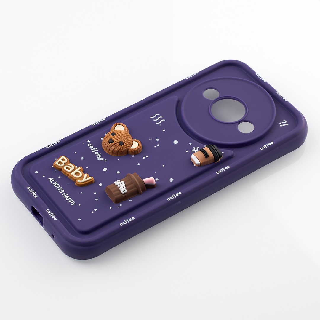 Чохол Pretty Toys для Xiaomi Redmi A3 (Purple/baby)-1