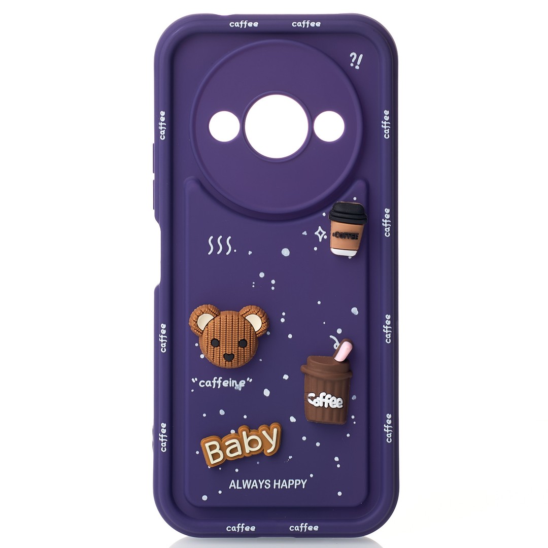 Чохол Pretty Toys для Xiaomi Redmi A3 (Purple/baby)-0