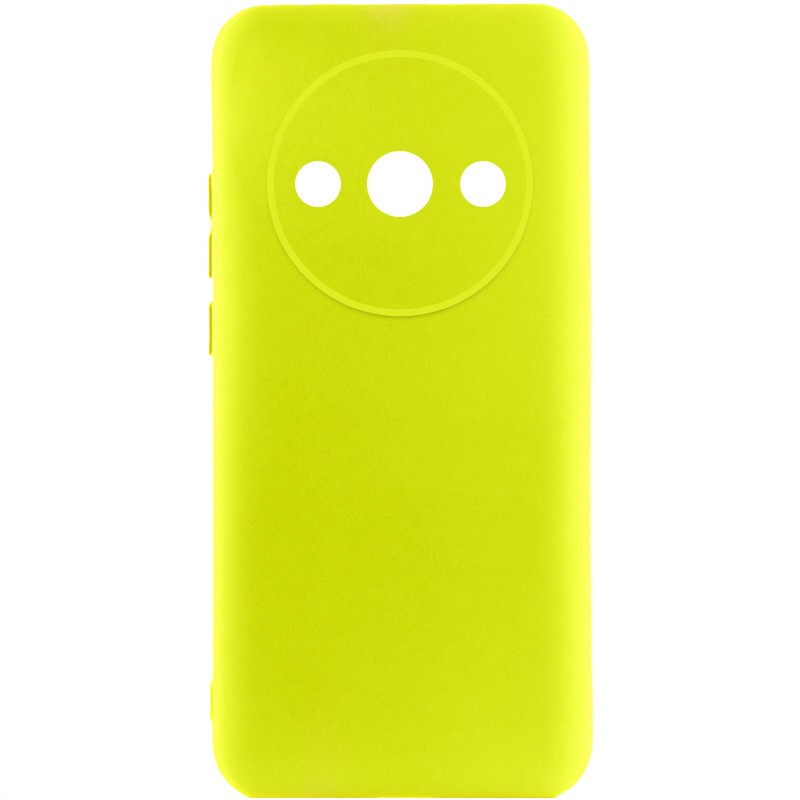 Silicone Cover Full Camera without Logo (A) для Xiaomi Redmi A3/Poco C61 (Yelow)-0