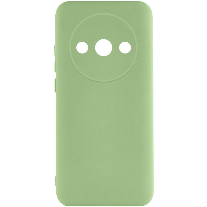 Silicone Cover Full Camera without Logo (A) для Xiaomi Redmi A3/Poco C61 (Pistachio)-0