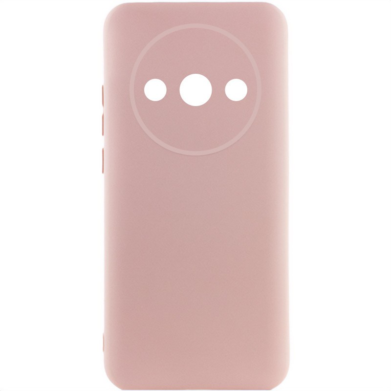 Silicone Cover Full Camera without Logo (A) для Xiaomi Redmi A3 (Pink sand)-0