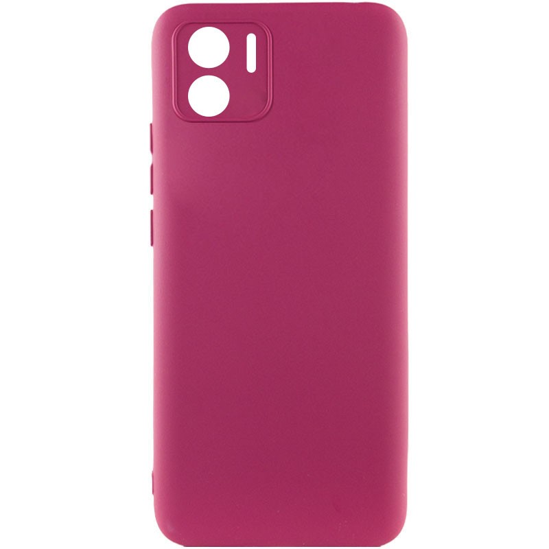 Silicone Cover Full Camera without Logo (A) для Xiaomi Redmi A1/A2 (Marsala)-0