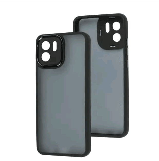 Накладка Luxury Metal Lens для Xiaomi Redmi A1 (Чорний)-0