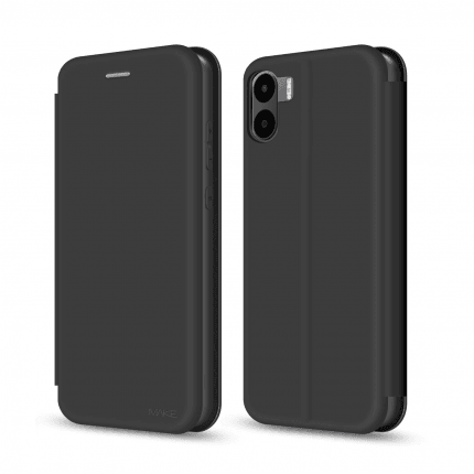 Книжка MAKE для Xiaomi Redmi A1/A2 (Soft-Touch PU) Black-0