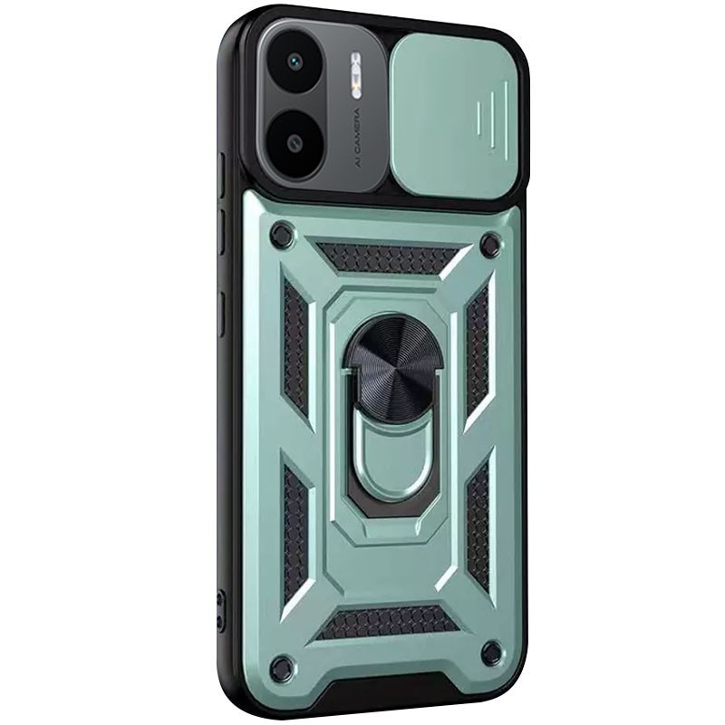 Накладка Camshield Serge Ring для Xiaomi Redmi A1 зелена-0