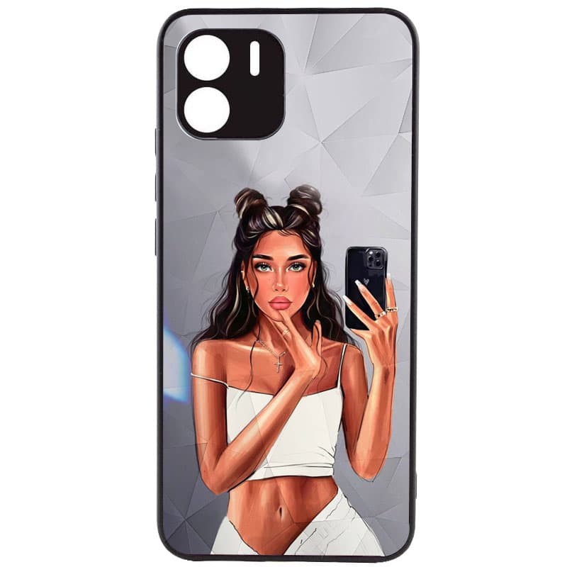 Накладка Ladies Camera для Xiaomi Redmi A1 Black in White-0