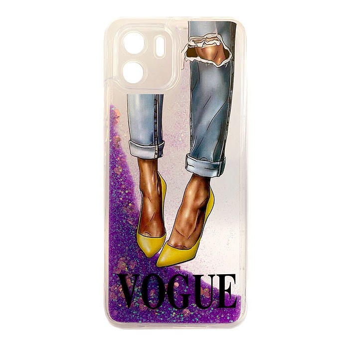 Накладка Fluid Painted для Xiaomi Redmi A1/A2//11A  Туфлі (блисківки плавають)-0