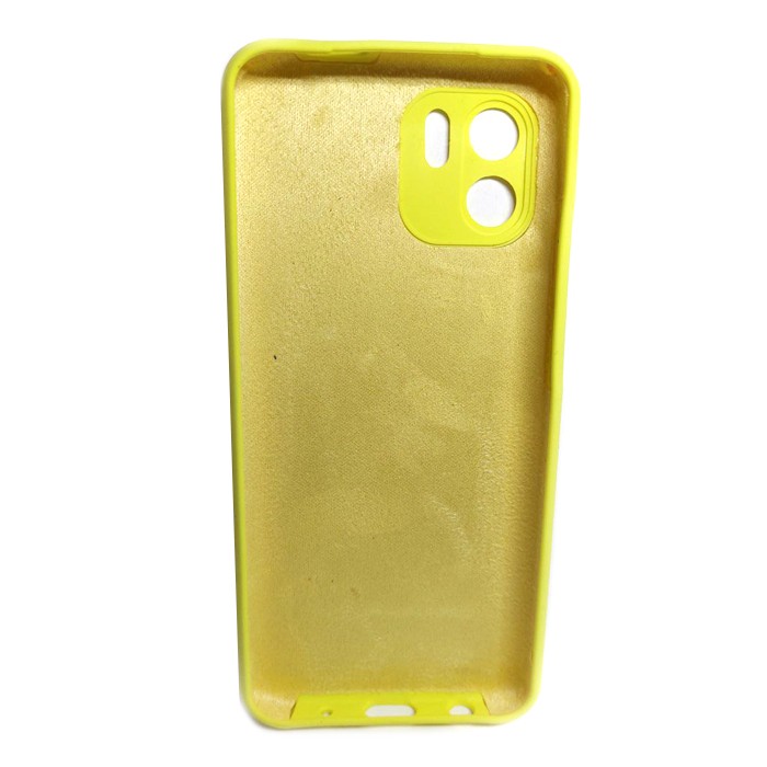 Silicone Cover Full Camera without Logo (A) для Xiaomi Redmi A1/A2 (Yellow)-1