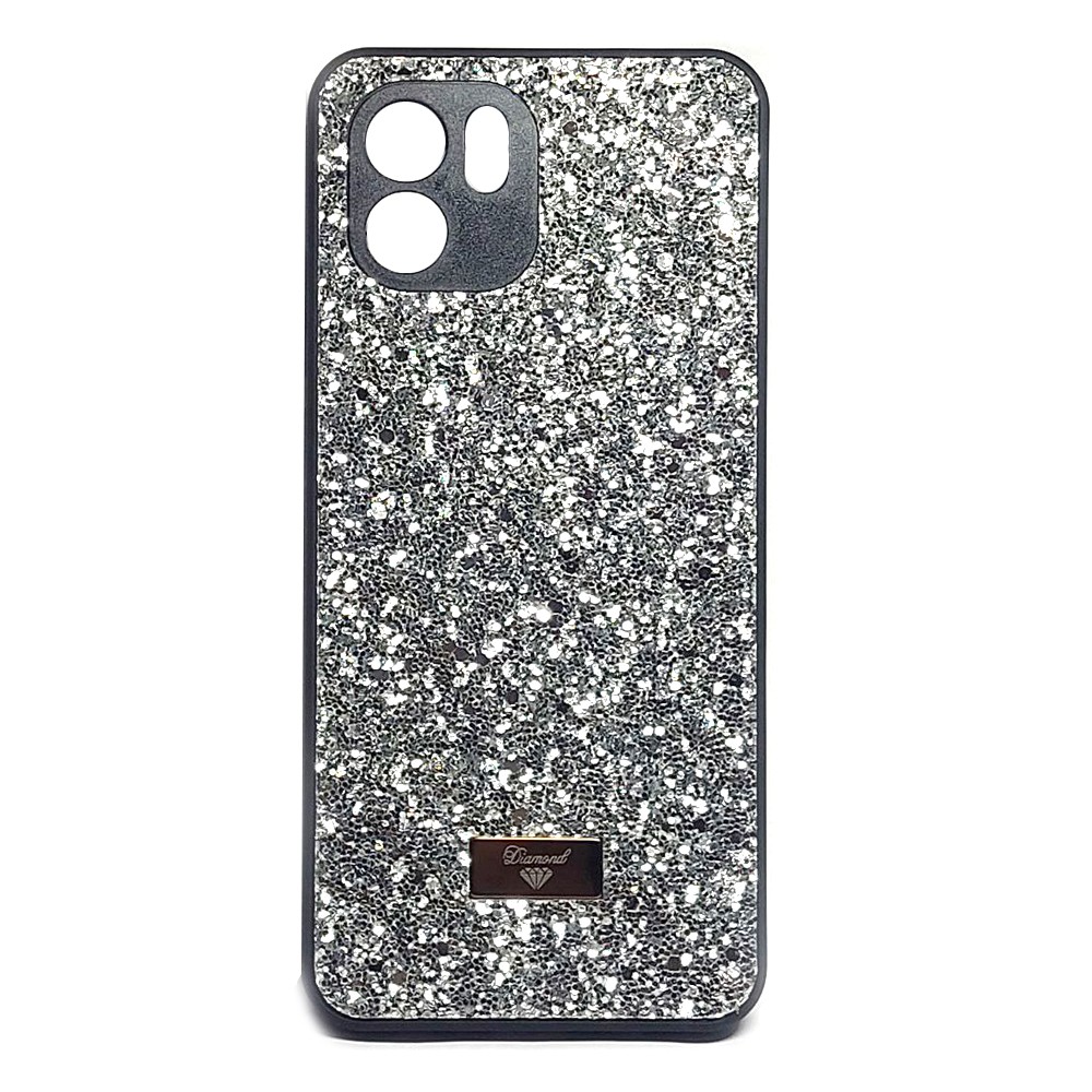 Накладка Bling Grainy Diamond Separate Camera для Xiaomi Redmi A1/A2 (Срібляста)-0