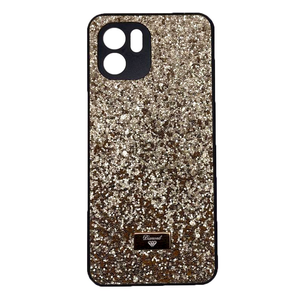 Накладка Bling Grainy Diamond Separate Camera для Xiaomi Redmi A1/A2 (Золота)-0