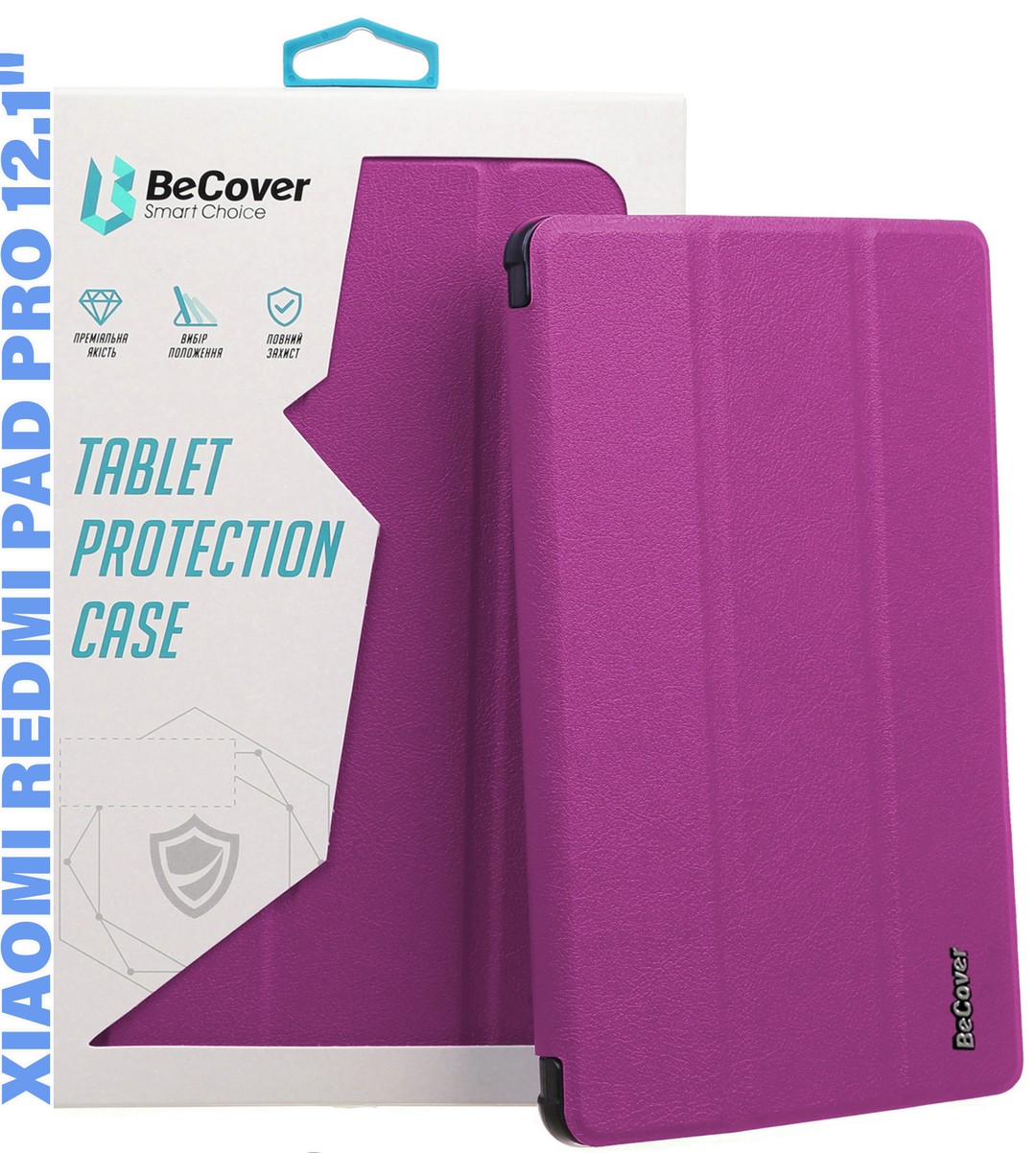 Чохол-книжка BeCover Smart Case для Xiaomi Redmi Pad Pro 12.1'' Purple-0