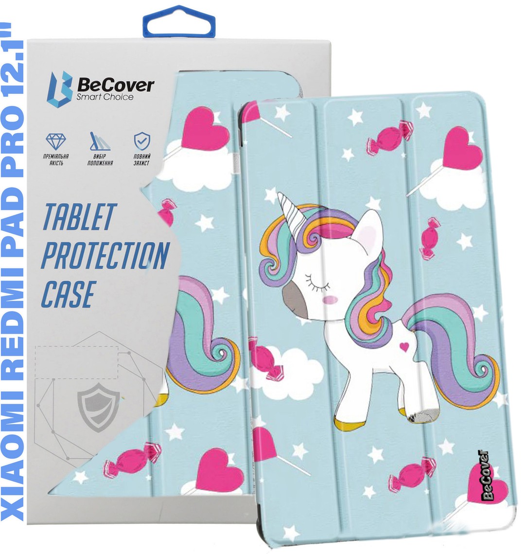 Чохол-книжка BeCover Smart Case для Xiaomi Redmi Pad Pro (12.1") / Poco Pad (12.1")  Unicorn-0