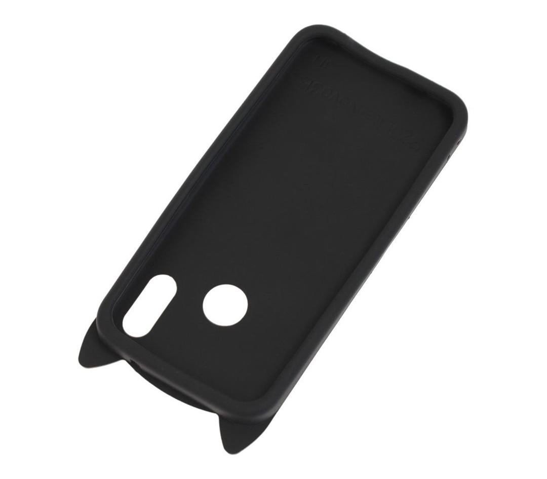 Накладка Cat 3D Heart для Huawei Honor 8x чорна-2