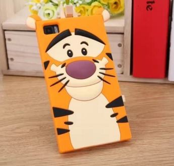 Накладка для Xiaomi Mi3 Тигр 3D-0
