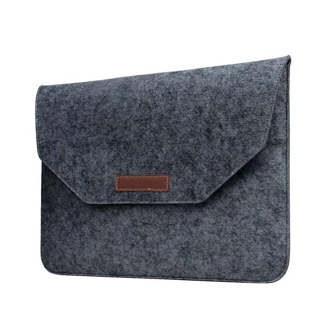 Чохол-конверт для планшету/ноутбуку на липучкі 11"/12" Black-0