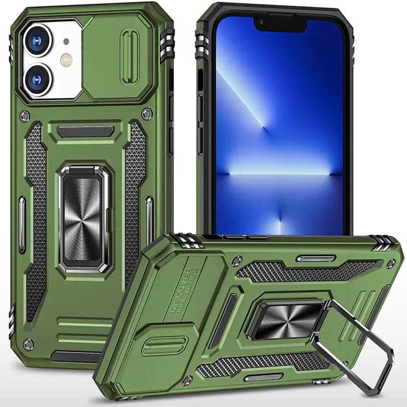 Накладка Camshield Army Ring для iPhone 11 Army Green-0