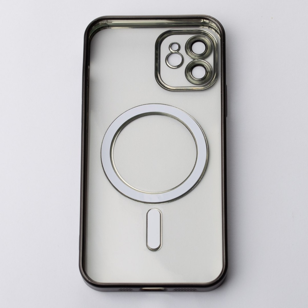 Накладка Metal Matte Case MagSafe для iPhone 13 (Black)-1