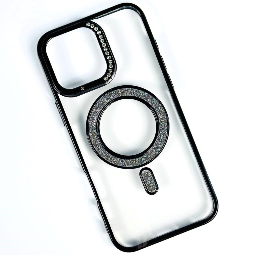 Чохол  Clear SW Magsave для IPHONE 13 чорна-0