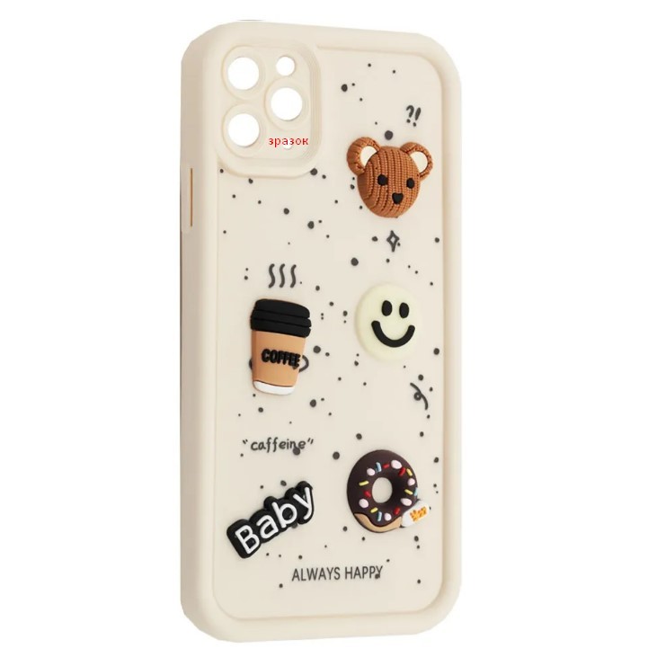 Чохол Pretty Toys для IPhone 11  (White/Baby donut)-0
