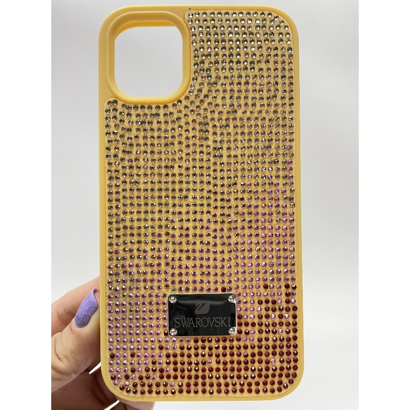 Накладка SW Diamonds для IPhone 11 жовта-0