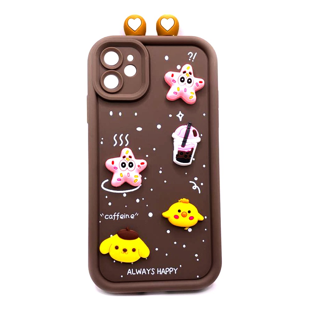 Чохол Pretty Toys with Ears для iPhone 11 (6.1") (Brown)-0