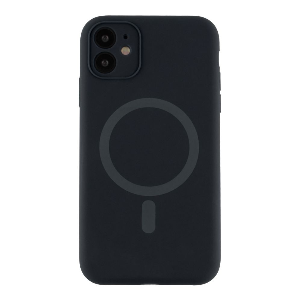 Silicone Case Full Camera Protective (AA)  with MagSafe для iPhone 11 (Black)-0