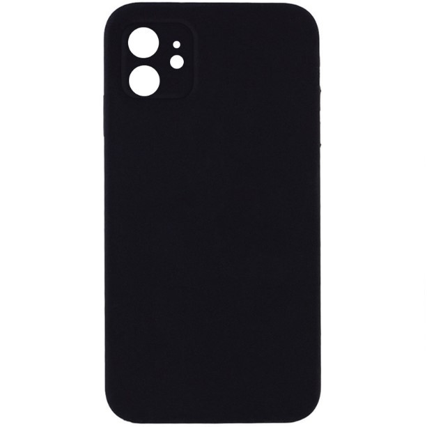 Silicone Case Full Camera Protective No Logo (AA) для iPhone 11 (6.1") (Black)-0