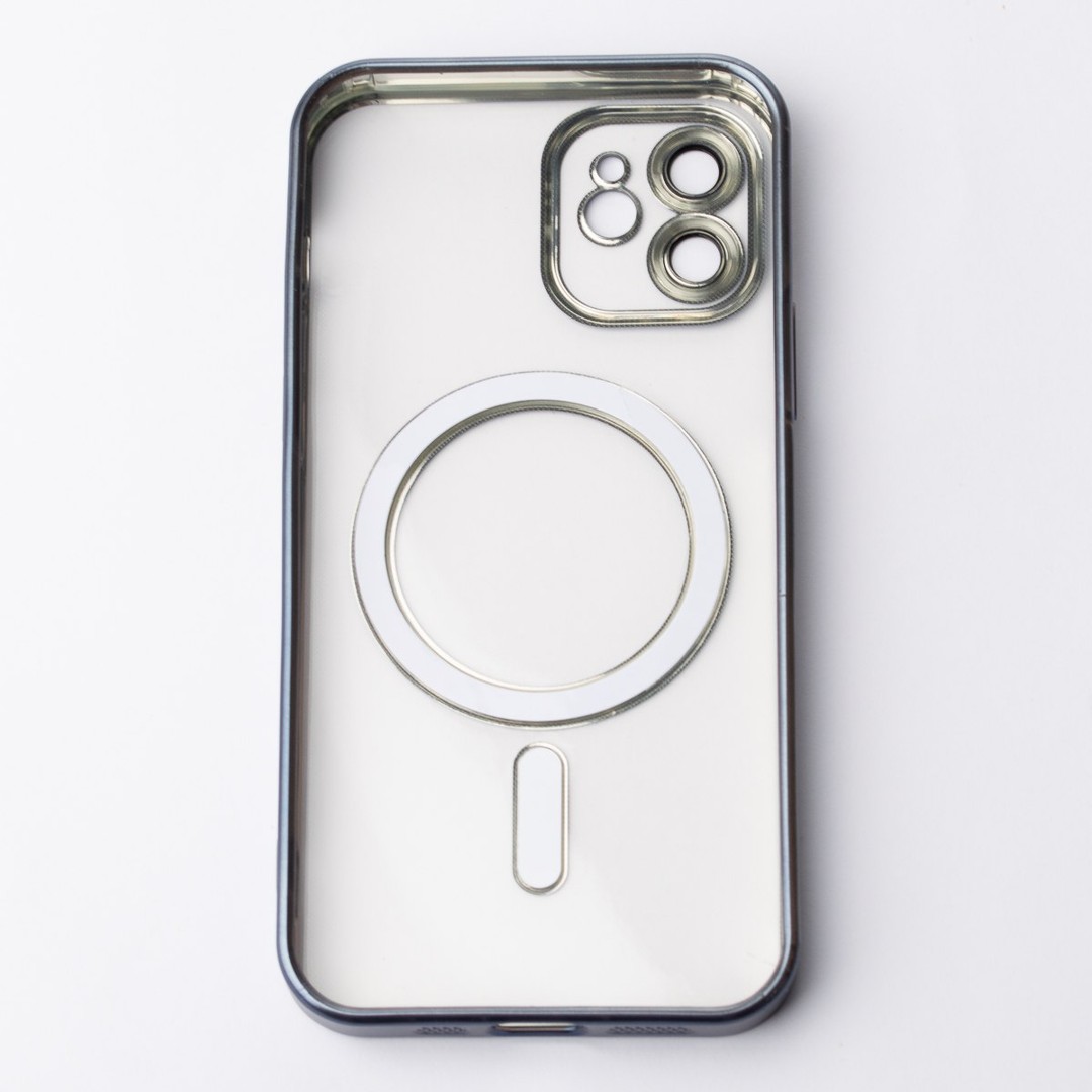 Накладка Metal Matte Case MagSafe для iPhone 15 (blue titanium)-1