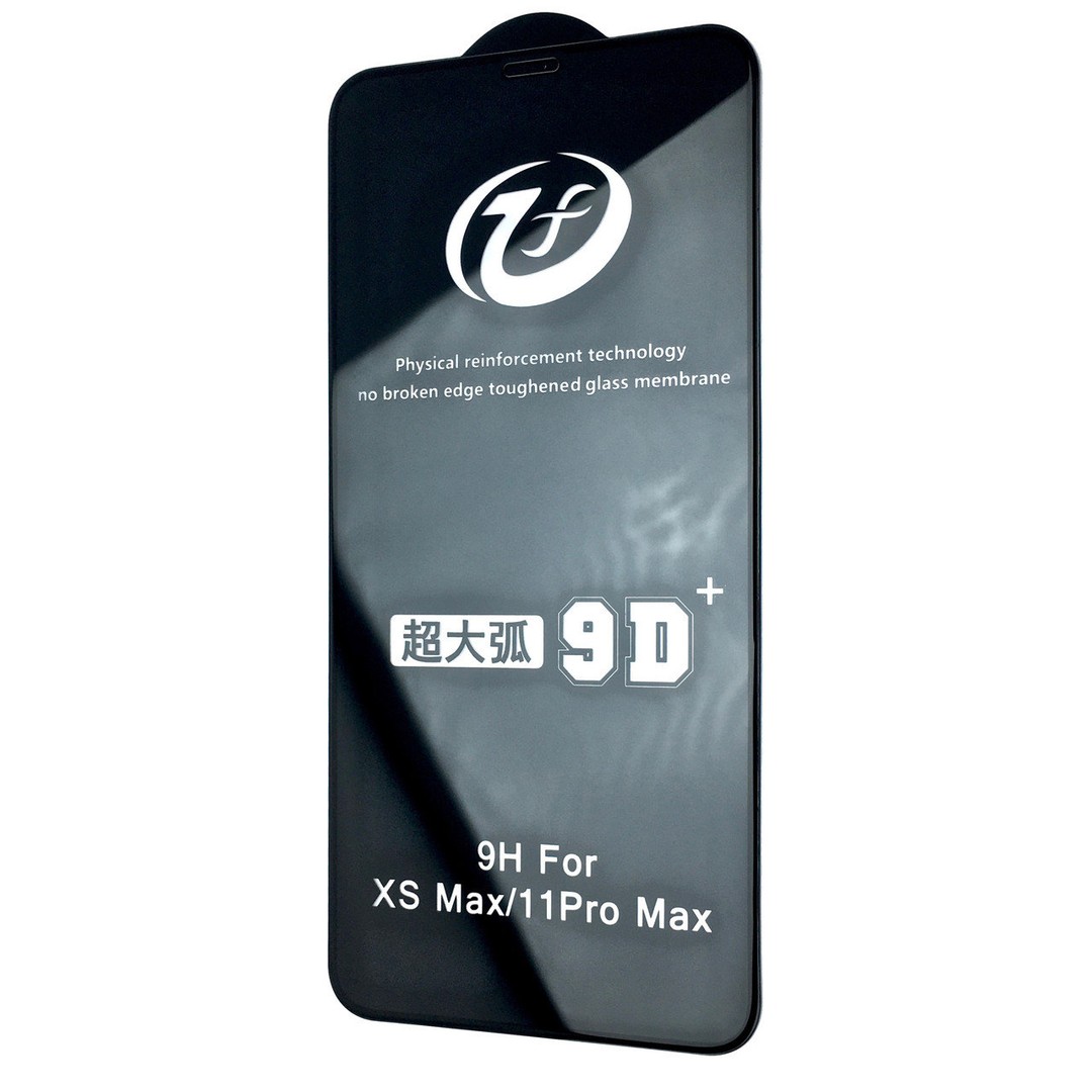 Захисне скло DK 9D+ Full Glue для iPhone XS Max / 11 Pro Max (black)-0