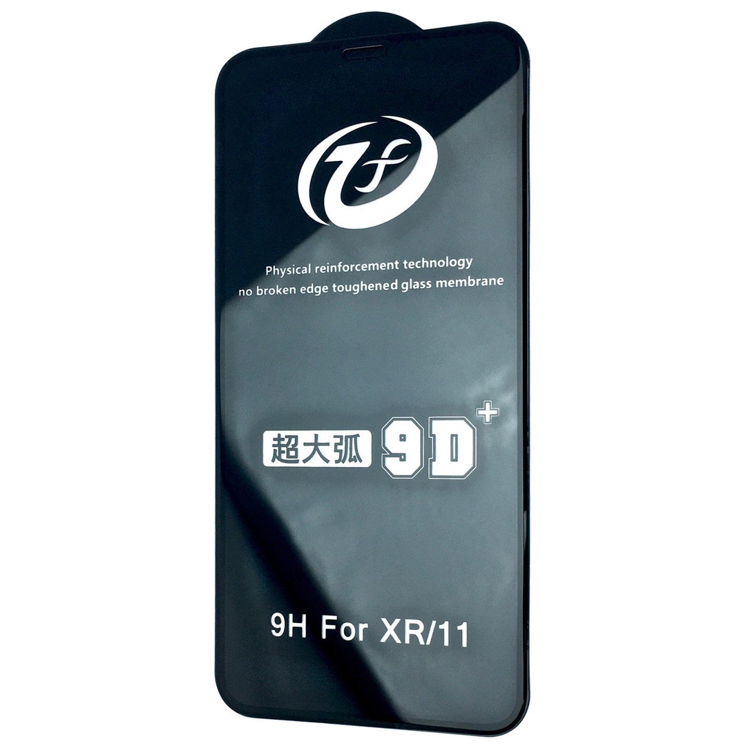 Захисне скло DK 9D+ Full Glue для Apple iPhone XR / 11 (black)-0