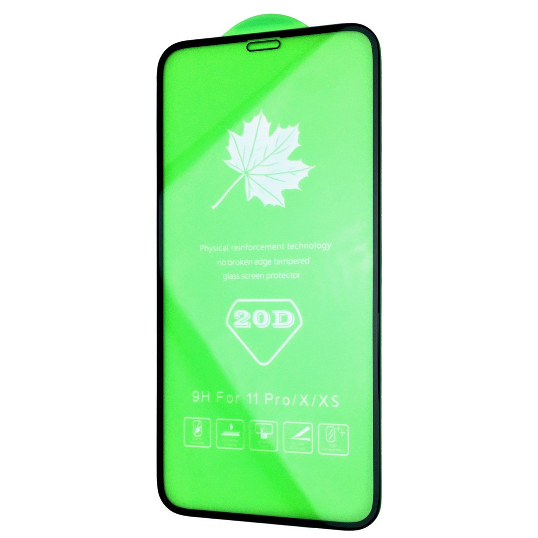 Захисне скло DK Full Glue 20D для iPhone 11 Pro (black)-0
