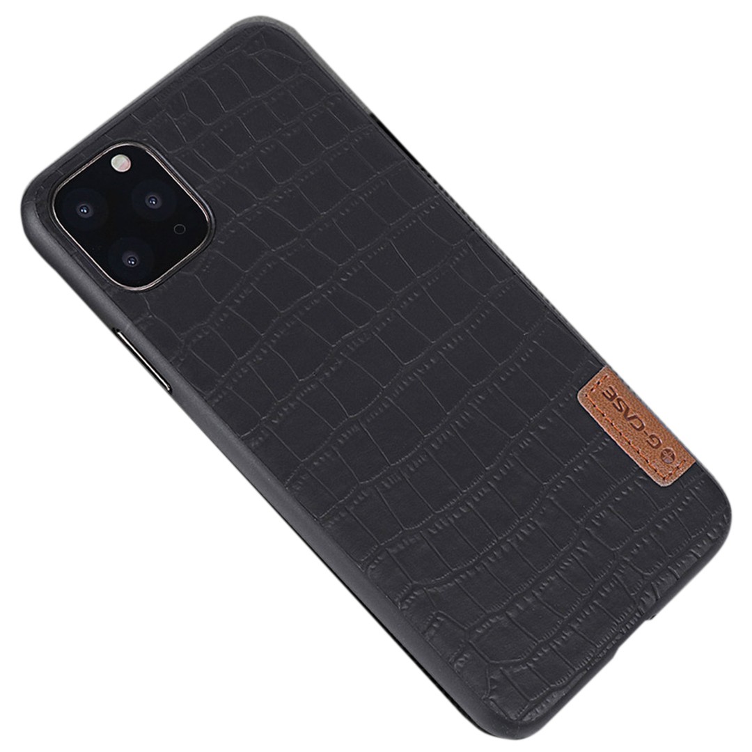 Чохол Сrocodile leather series для Apple iPhone 11 Pro Max (6.5") чорний-1