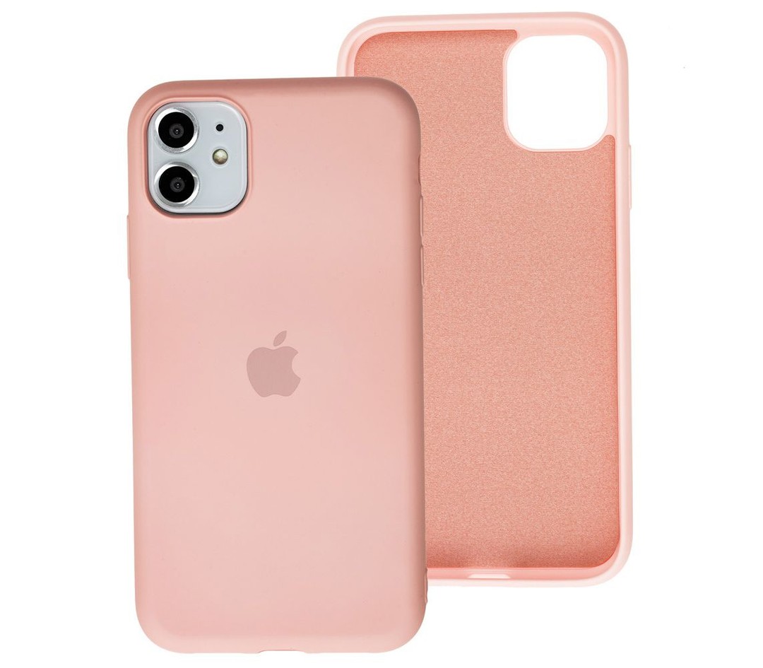 Silicone Case Full Size для iPhone 11 Pink-0