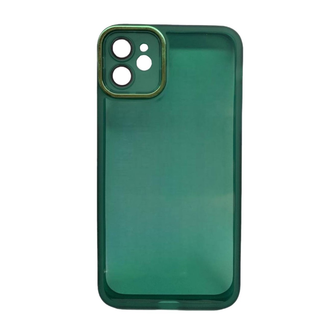 Накладка GUARD Camera Glass Protection для Iphone 11 зелена-0