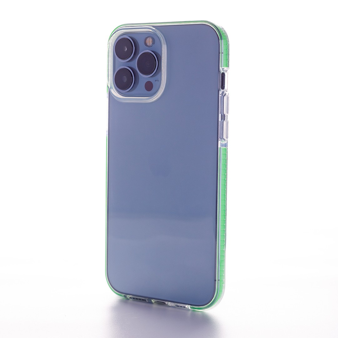 Накладка Weightless rainbow для Iphone 11 Pro Max (Салатова)-0