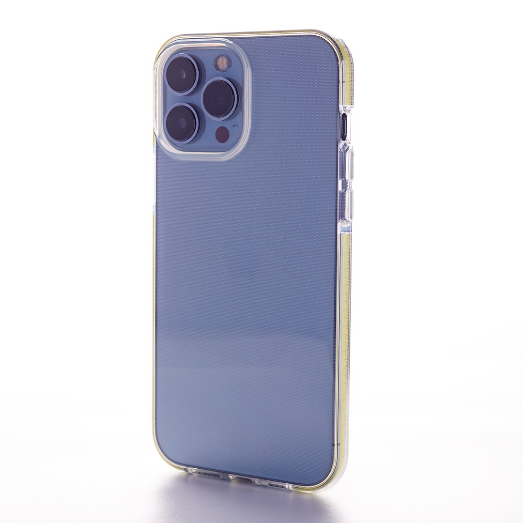 Накладка Weightless rainbow для Iphone 11 Pro (Жовта)-0