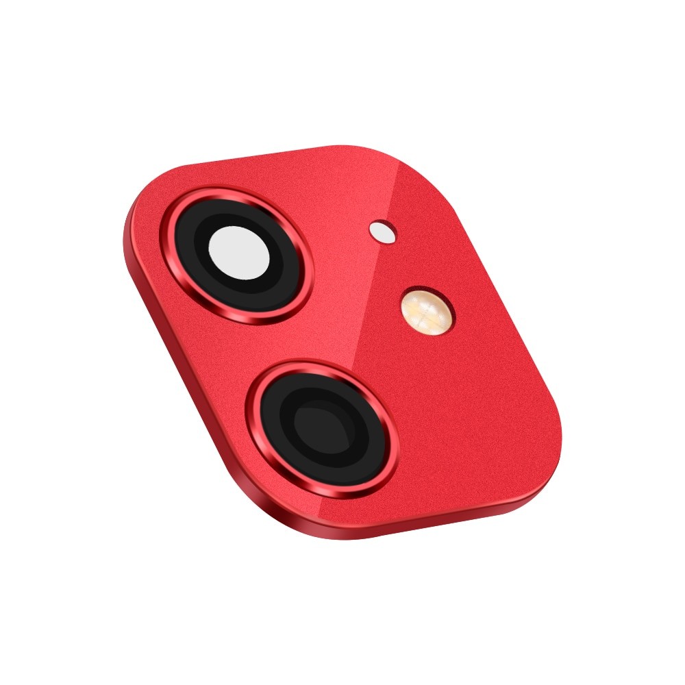 Захисне скло Camera для iPhone 11 червоне-0