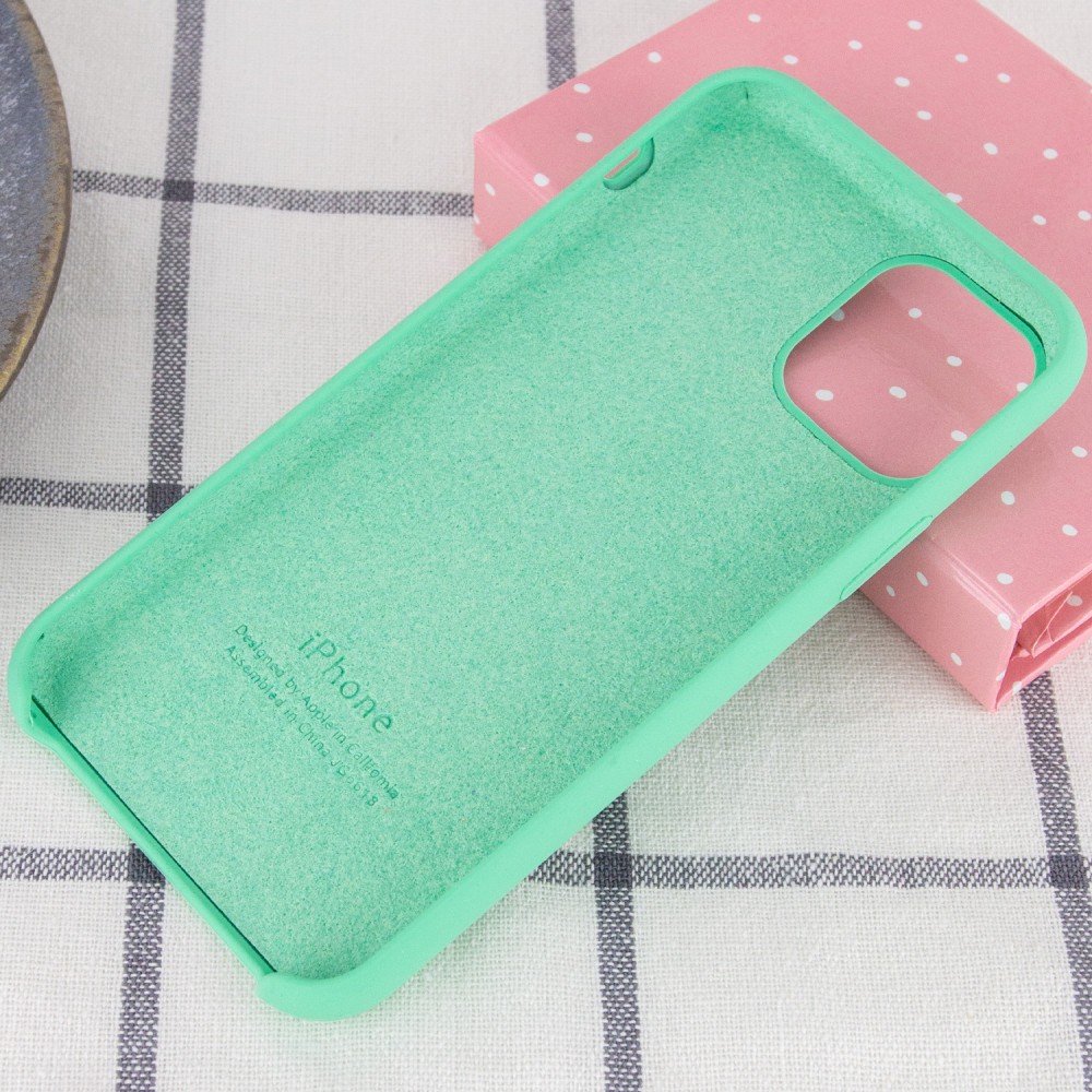 Silicone Case (AA) для iPhone 11 (6.1") (Spearmint)-2