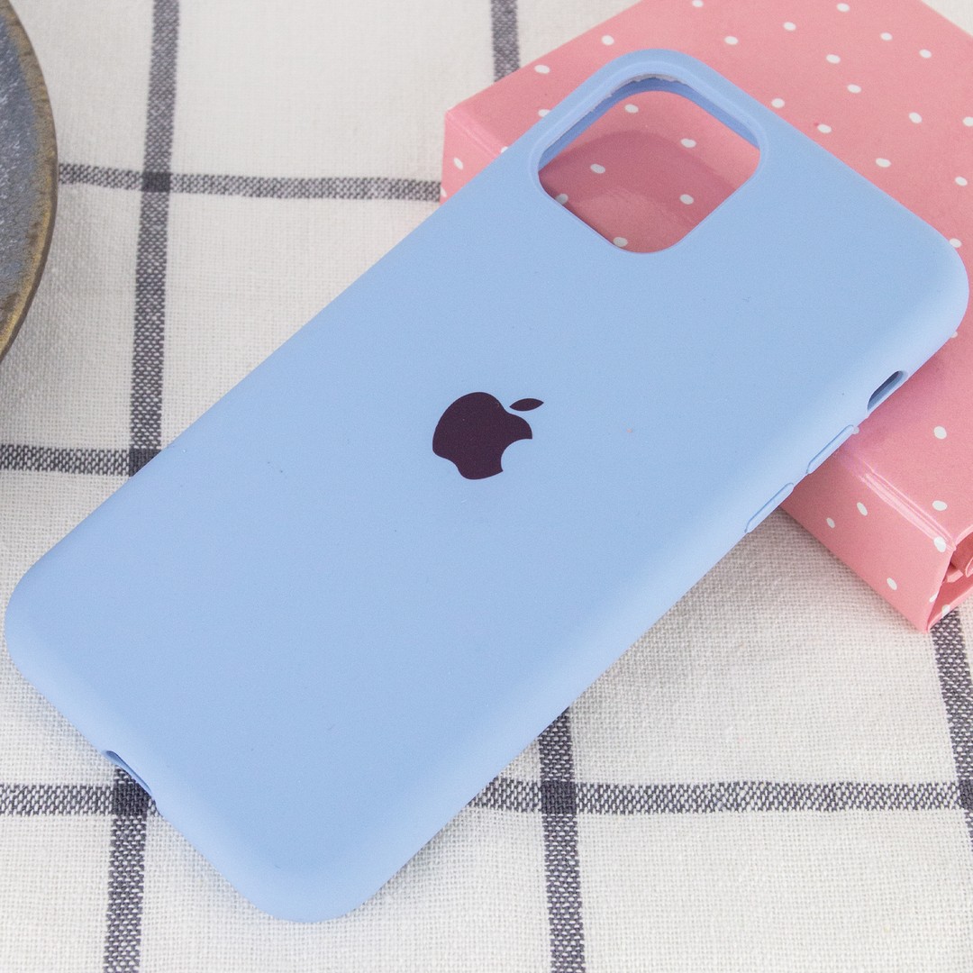 Silicone Case Full Protective для iPhone 11 (6.1") (Lilac Blue)-1