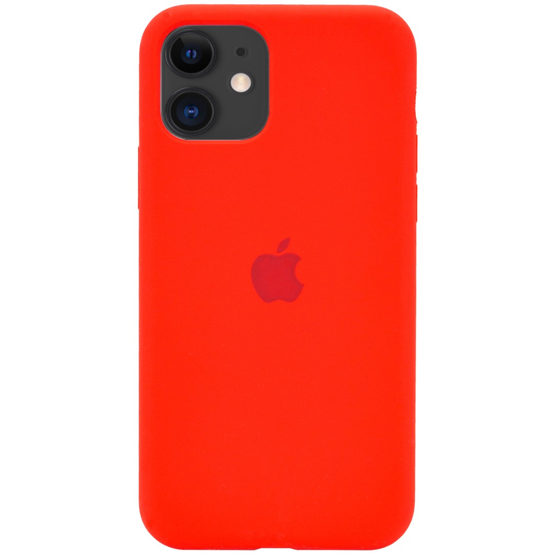Silicone Case Full Protective для iPhone 11 (6.1") (Red)-0