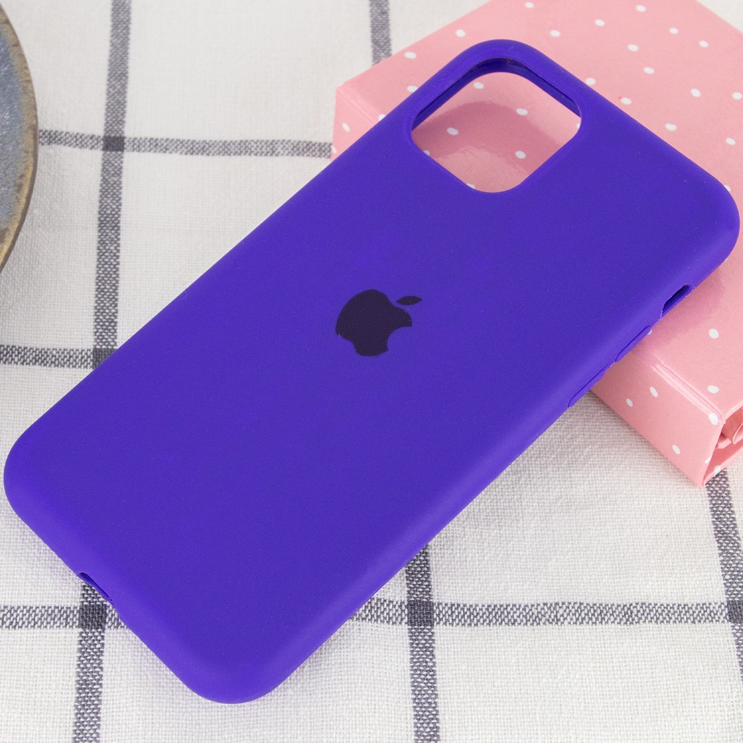 Silicone Case Full Protective для iPhone 11 (6.1") (Purple)-1
