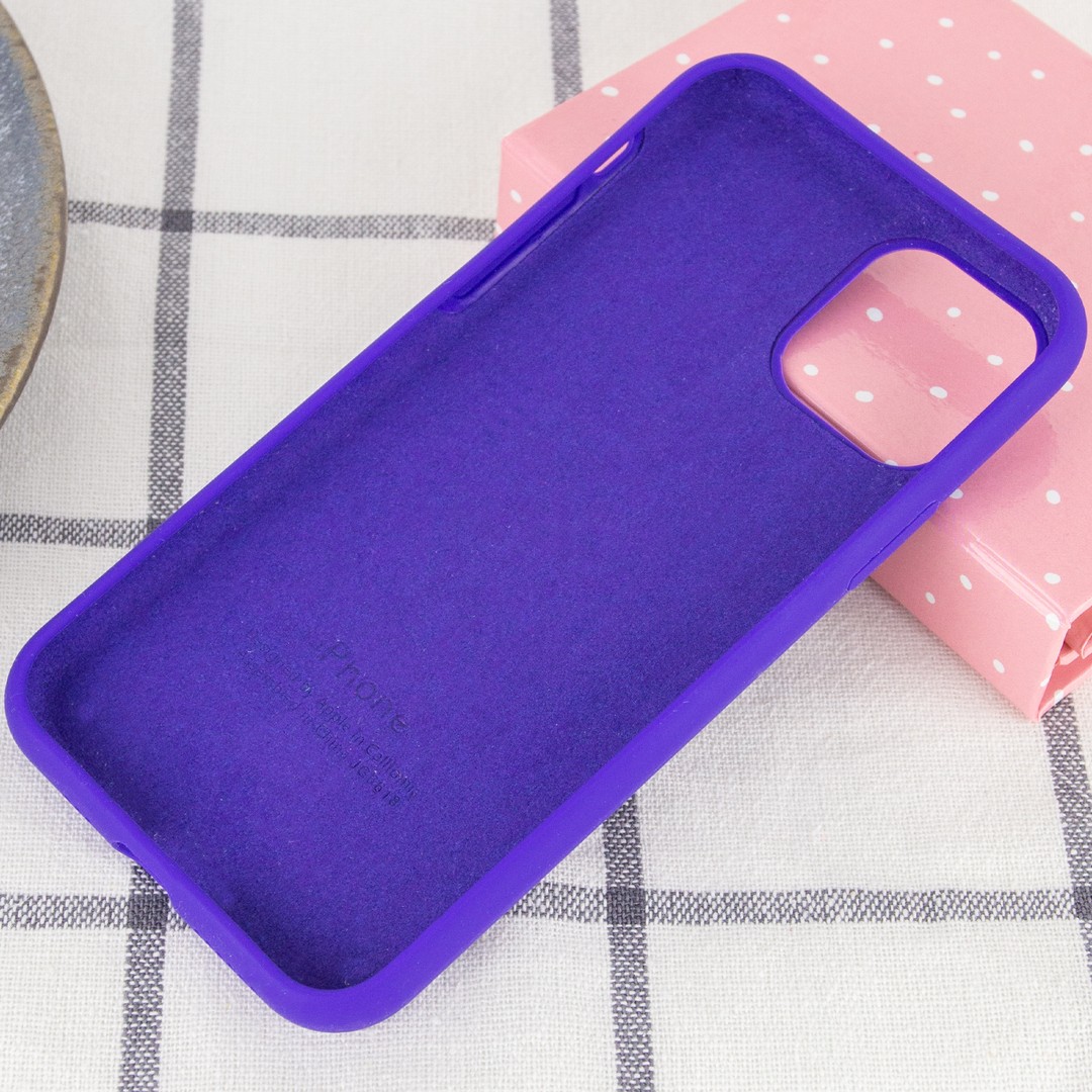 Silicone Case Full Protective для iPhone 11 (6.1") (Purple)-2