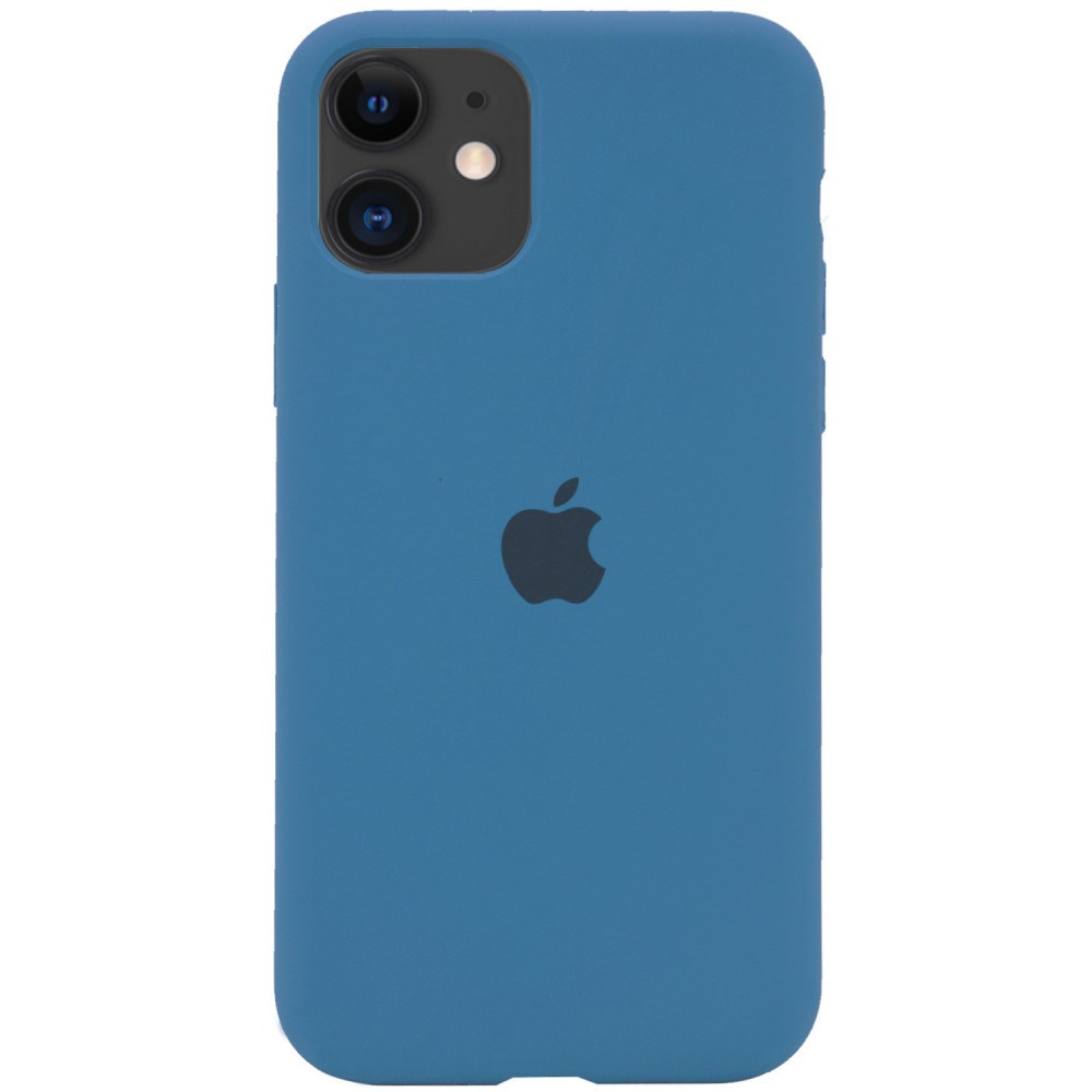 Silicone Case Full Protective для iPhone 11 (6.1") (Light Blue)-0