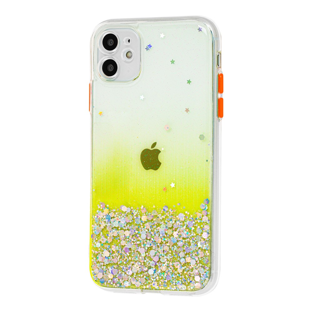 Накладка Glitter Bling Sequins для IPhone 11 прозора-0